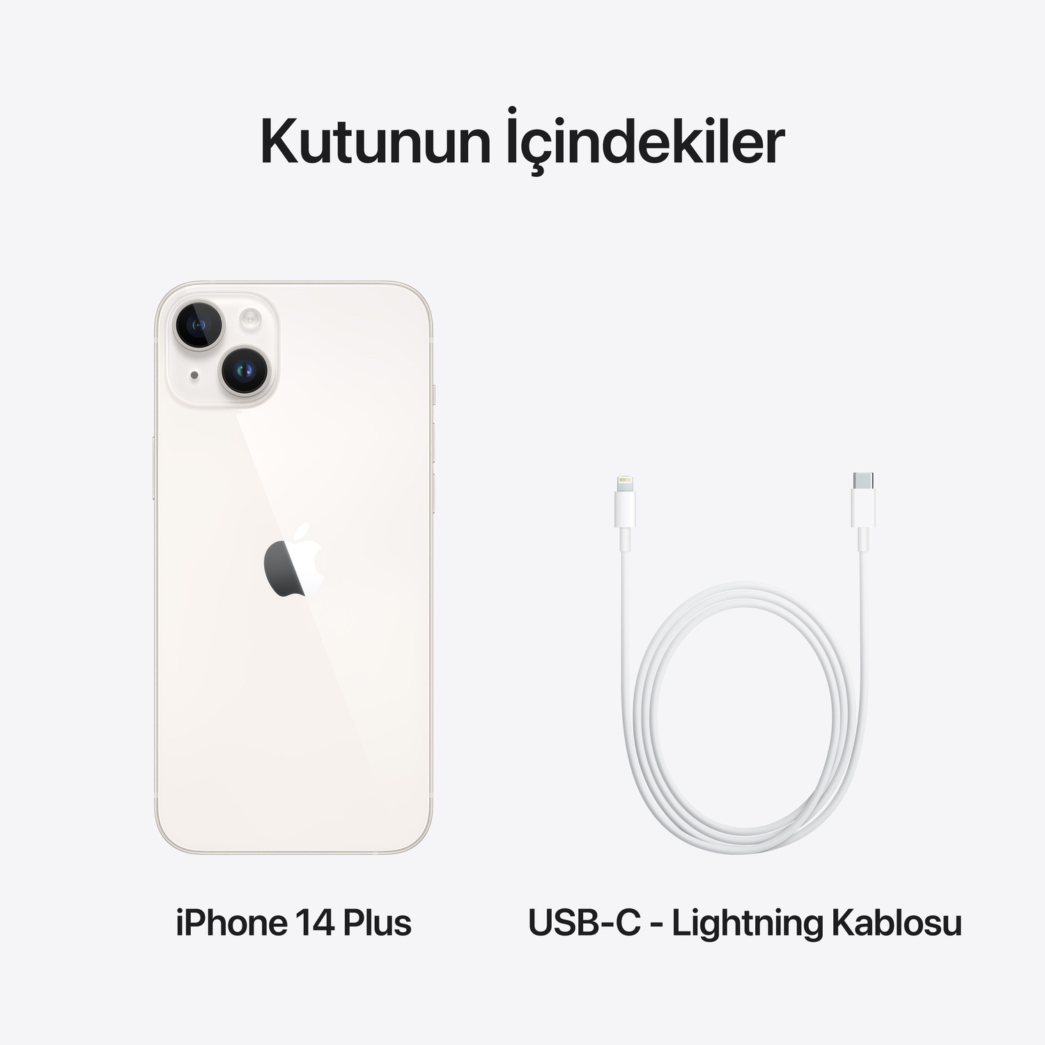 Apple iPhone 14 Plus 128GB Yıldız Işığı  MQ4Y3TU/A