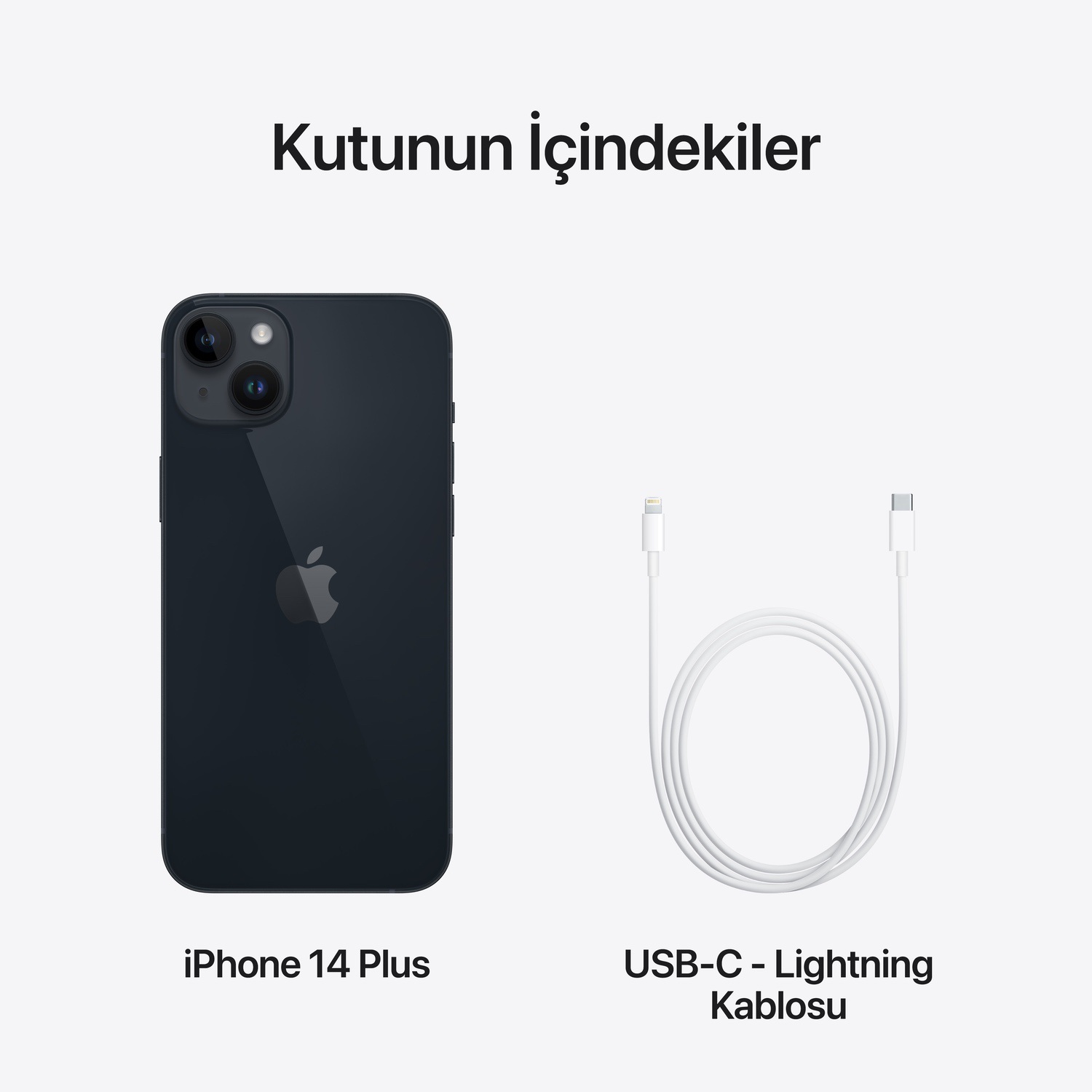 Apple iPhone 14 Plus 512GB Gece Yarısı  MQ593TU/A