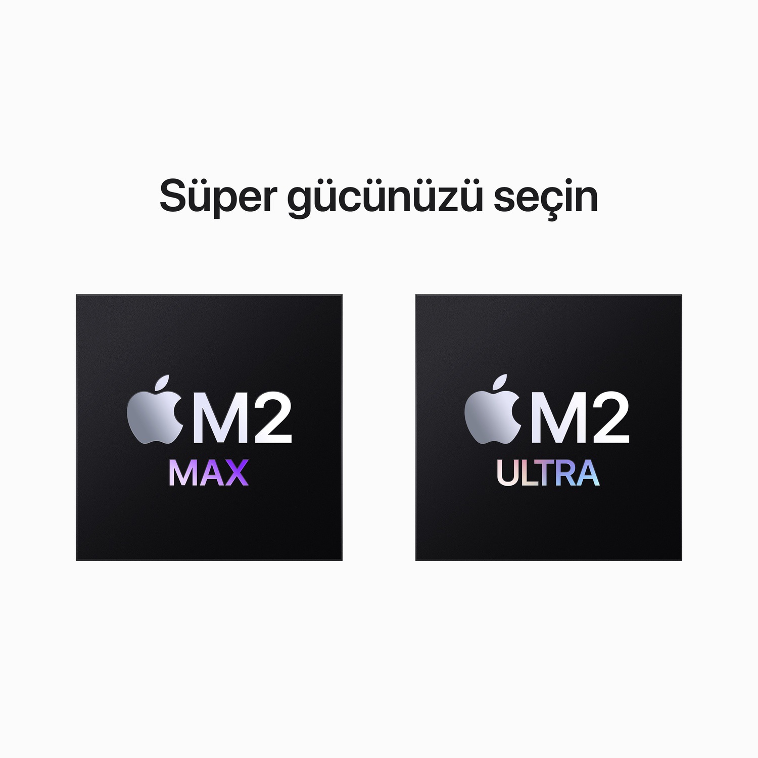Mac Studio M2 Ultra çip 24 Çekirdekli CPU 60 çekirdekli GPU 1TB SSD MQH63TU/A