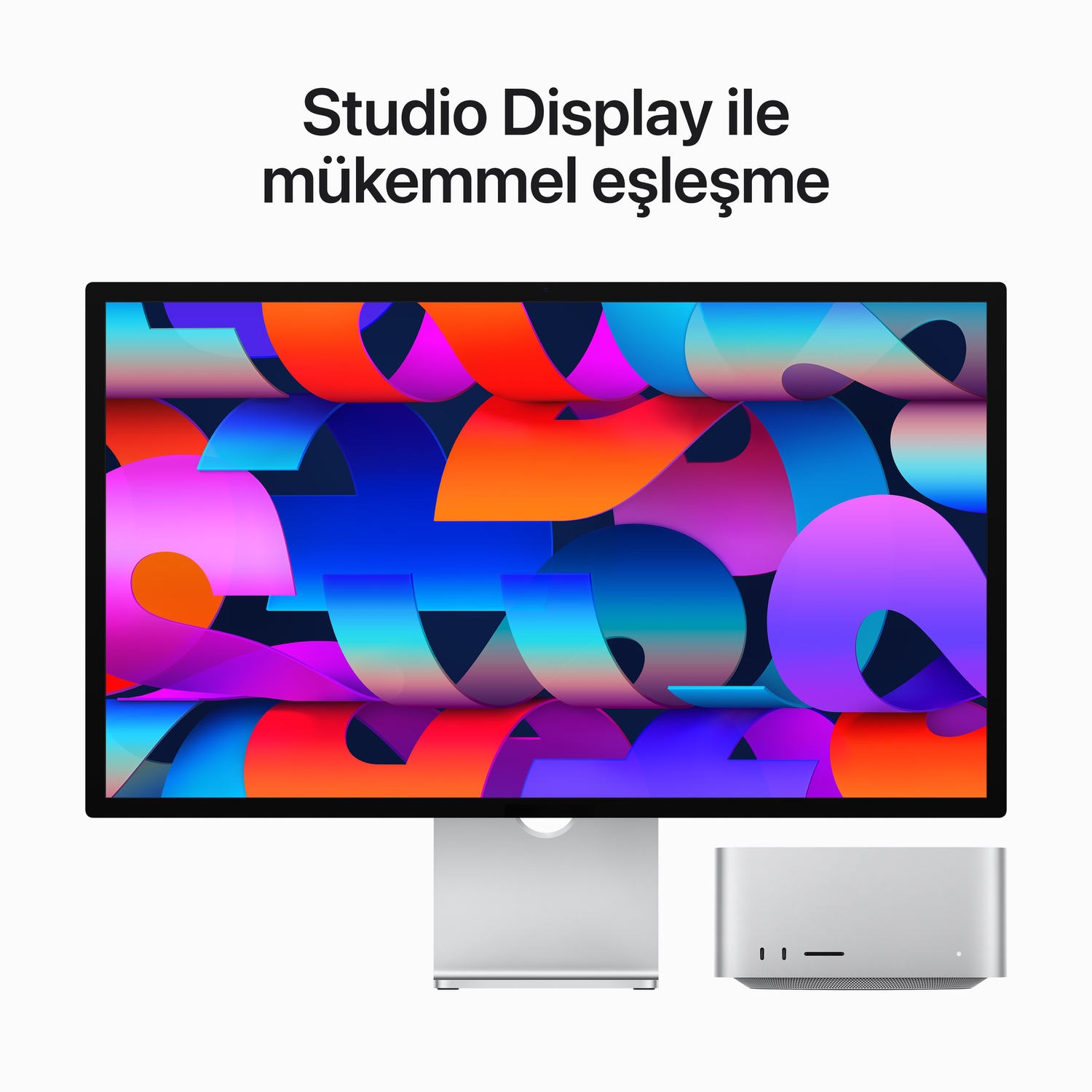 Mac Studio M2 Ultra çip 24 Çekirdekli CPU 60 çekirdekli GPU 1TB SSD MQH63TU/A