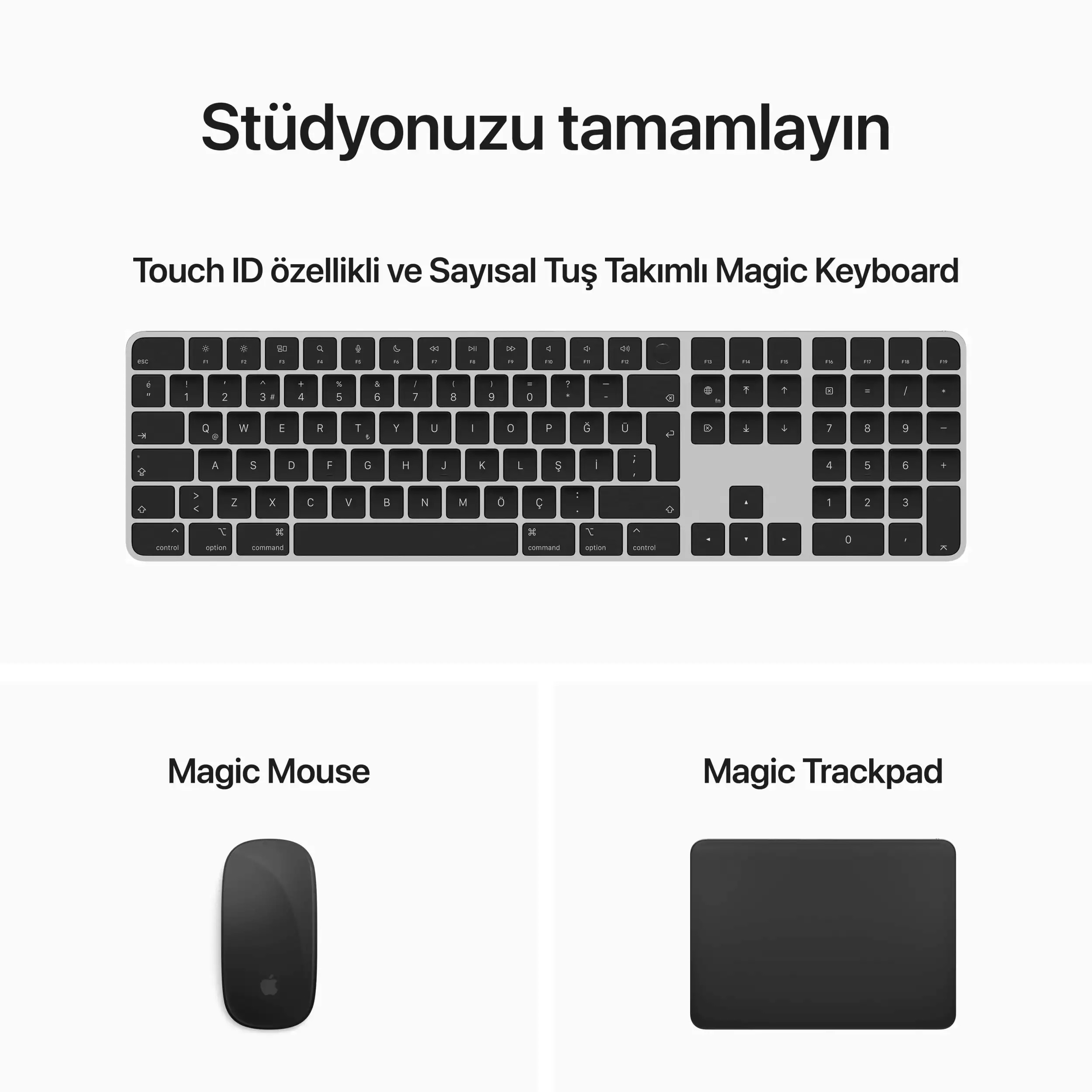 Teşhir - Mac Studio M2 Max çip 12 Çekirdekli CPU 30 çekirdekli GPU 512GB SSD MQH73TU/A