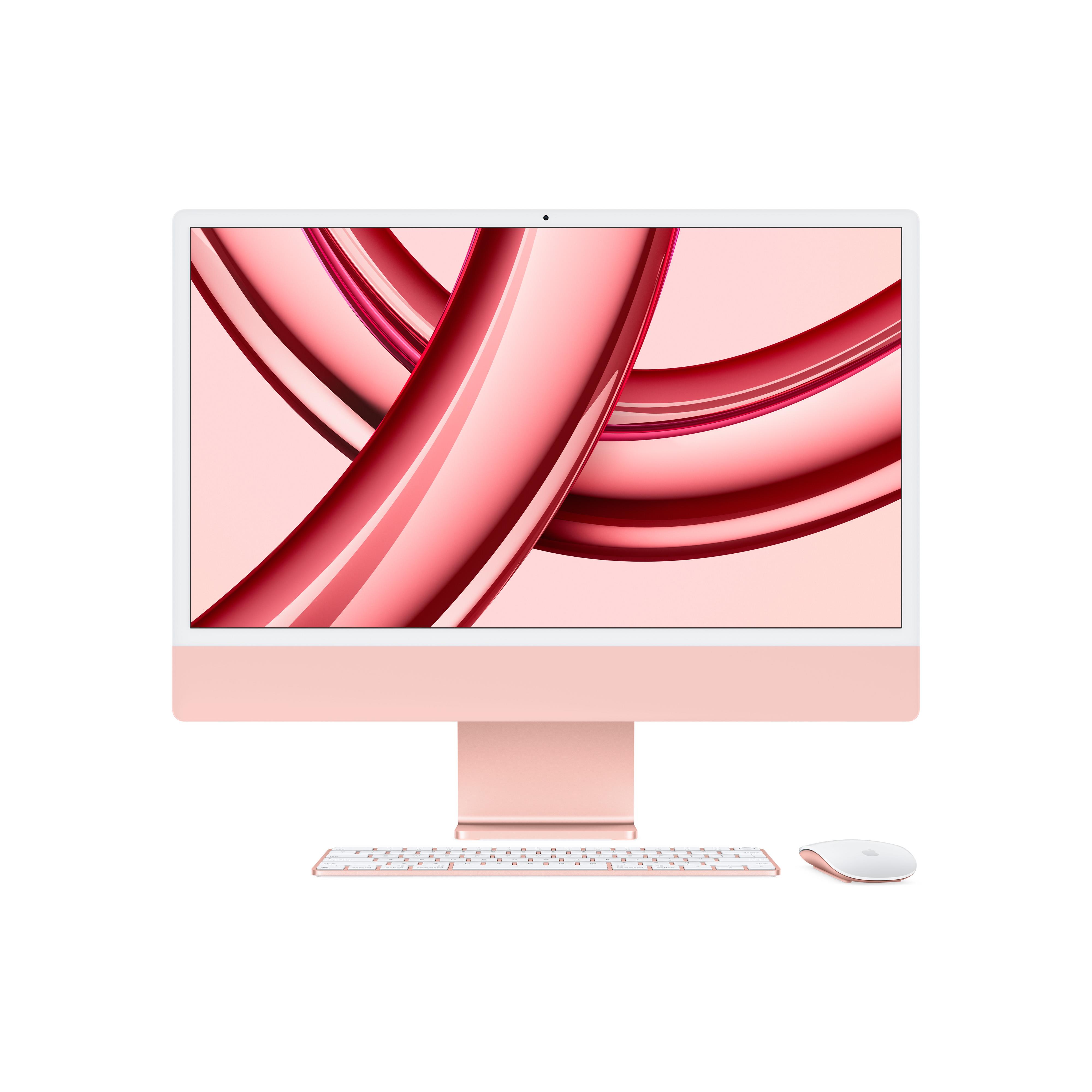 iMac 24 inc 4.5K M3 8CPU 8GPU 8GB 256GB Pembe MQRD3TU/A MQRD3TU/A