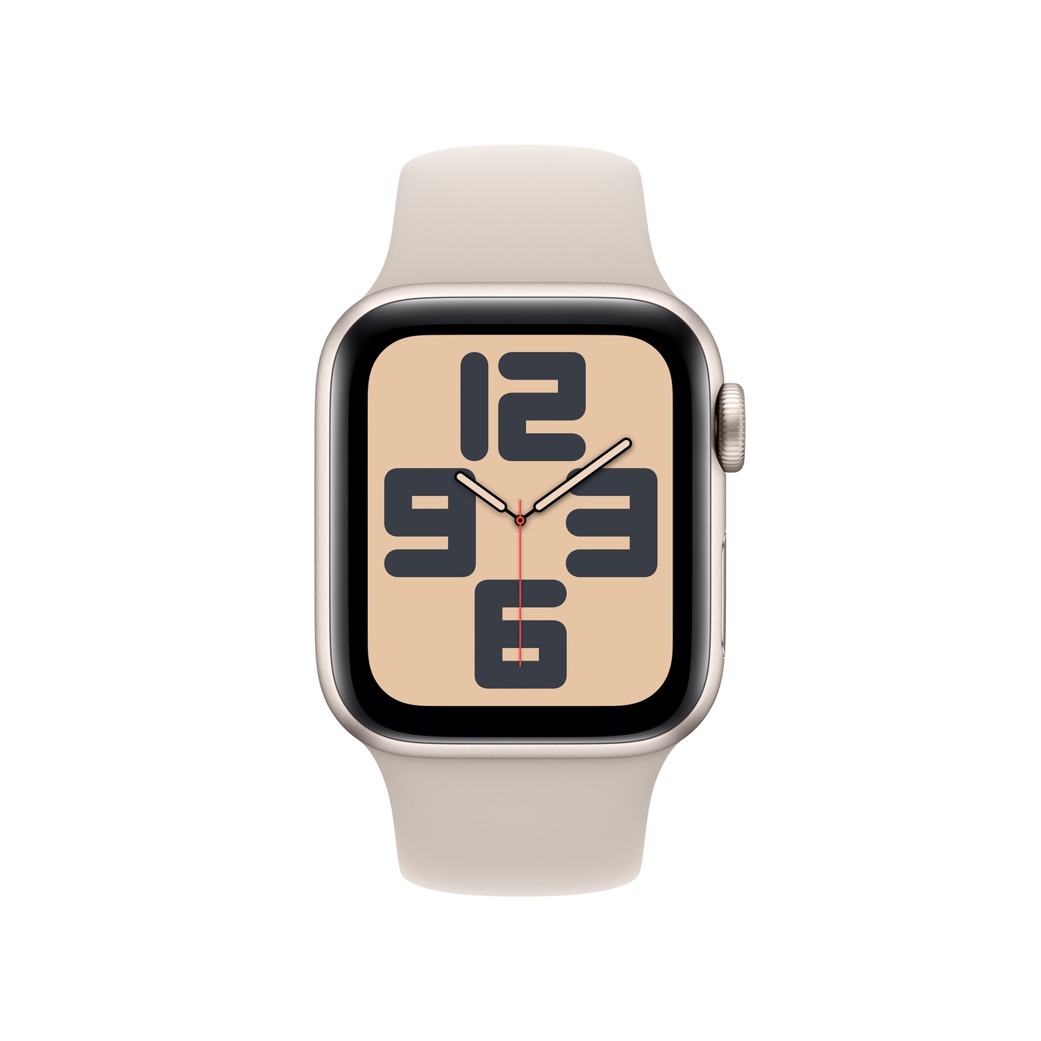 Apple Watch SE GPS 40mm Yıldız Işığı Alüminyum Kasa ve Yıldız Işığı Spor Kordon - S/M - MR9U3TU/A MR9U3TU/A