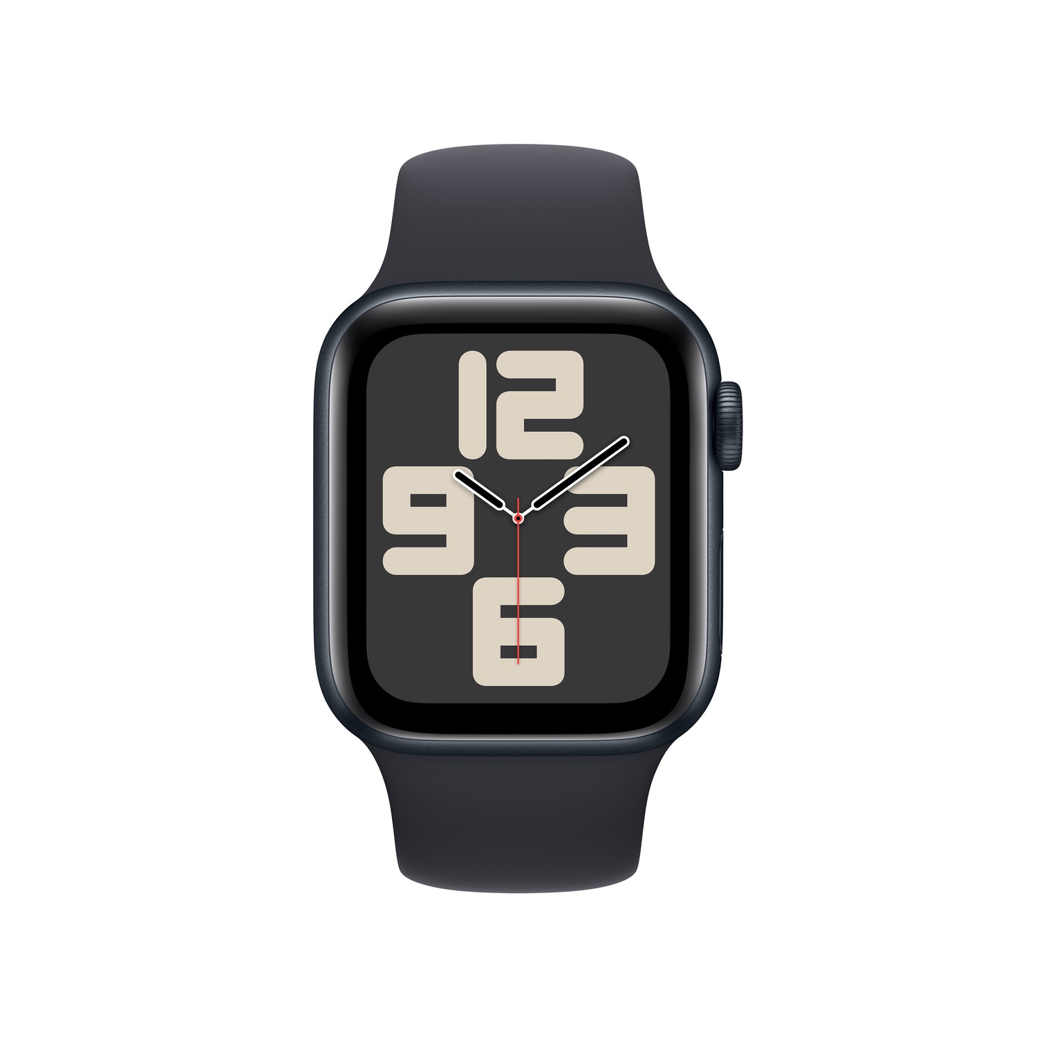 Apple Watch SE GPS 40mm Gece Yarısı Alüminyum Kasa ve Gece Yarısı Spor Kordon - S/M  MR9X3TU/A