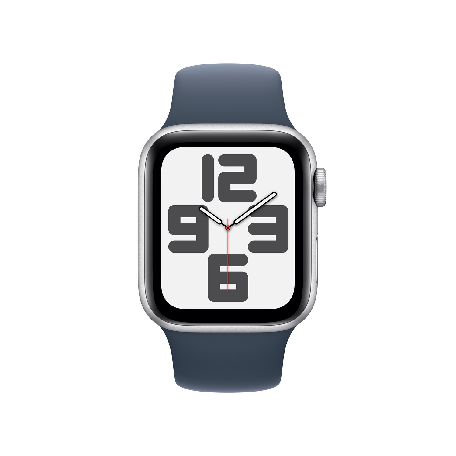 Apple Watch SE GPS 40mm Gümüş Rengi Alüminyum Kasa ve Fırtına Mavisi Spor Kordon - M/L  MRE23TU/A