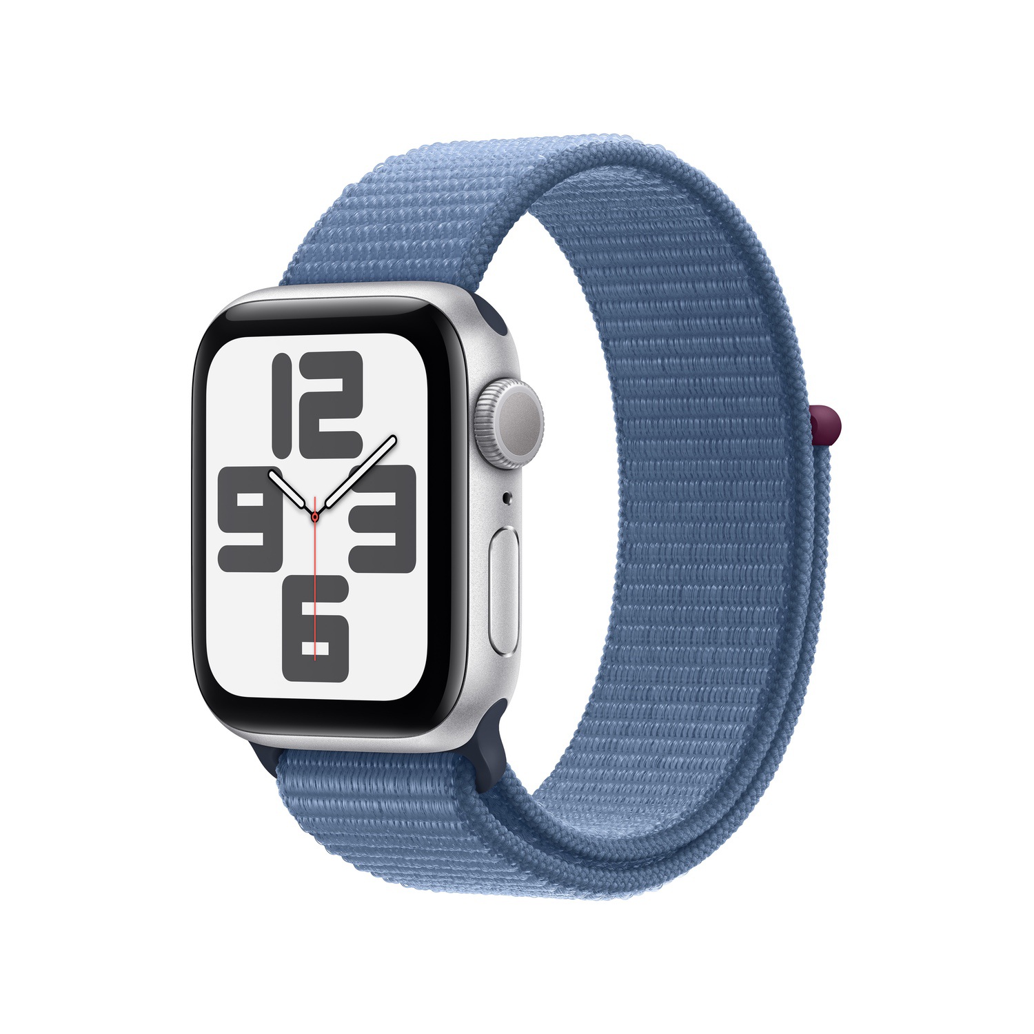 Apple Watch SE GPS 40mm Gümüş Rengi Alüminyum Kasa ve Buz Mavisi Spor Loop  MRE33TU/A