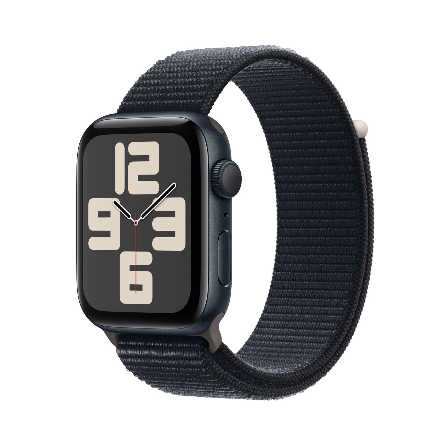 Apple Watch SE GPS 44mm Gece Yarısı Alüminyum Kasa ve Gece Yarısı Spor Loop  MREA3TU/A