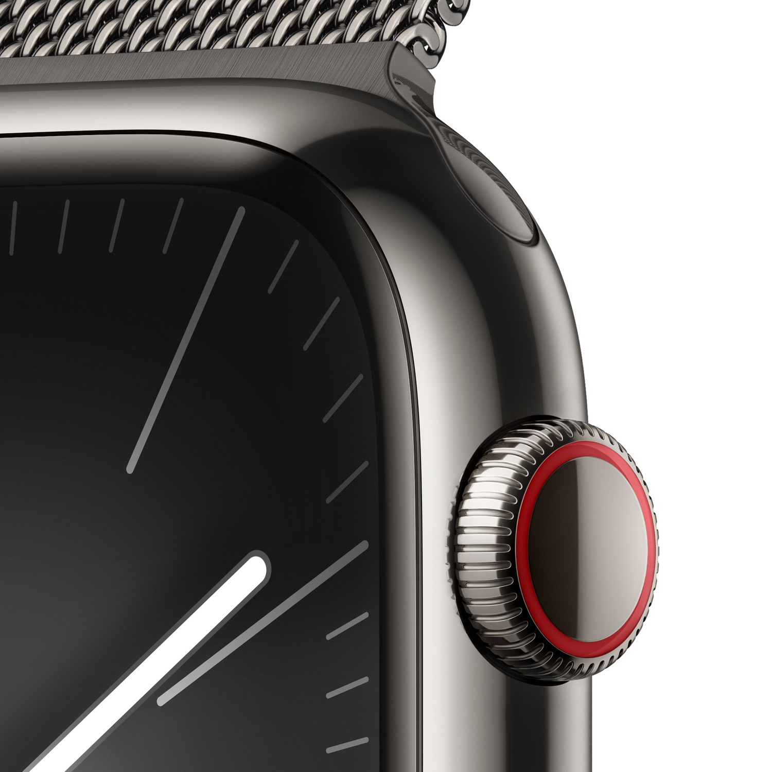 Apple Watch Series 9 GPS + Cellular 45mm Grafit Paslanmaz Çelik Kasa ve Grafit Milano Loop - MRMX3TU/A MRMX3TU/A