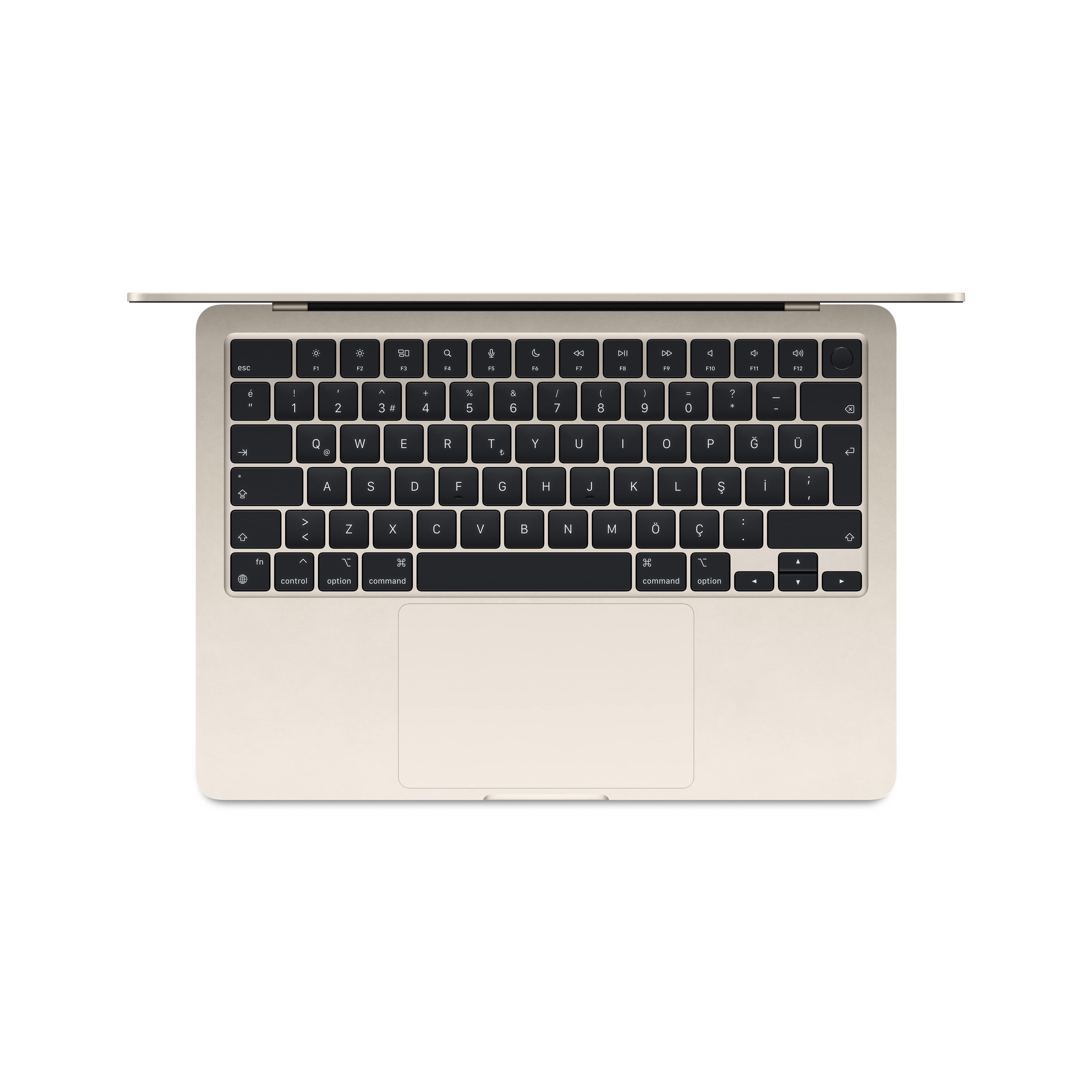 MacBook Air 13 inç M3 Çip 8CPU 10GPU 8GB Bellek 512GB SSD Yıldız Işığı MRXU3TU/A