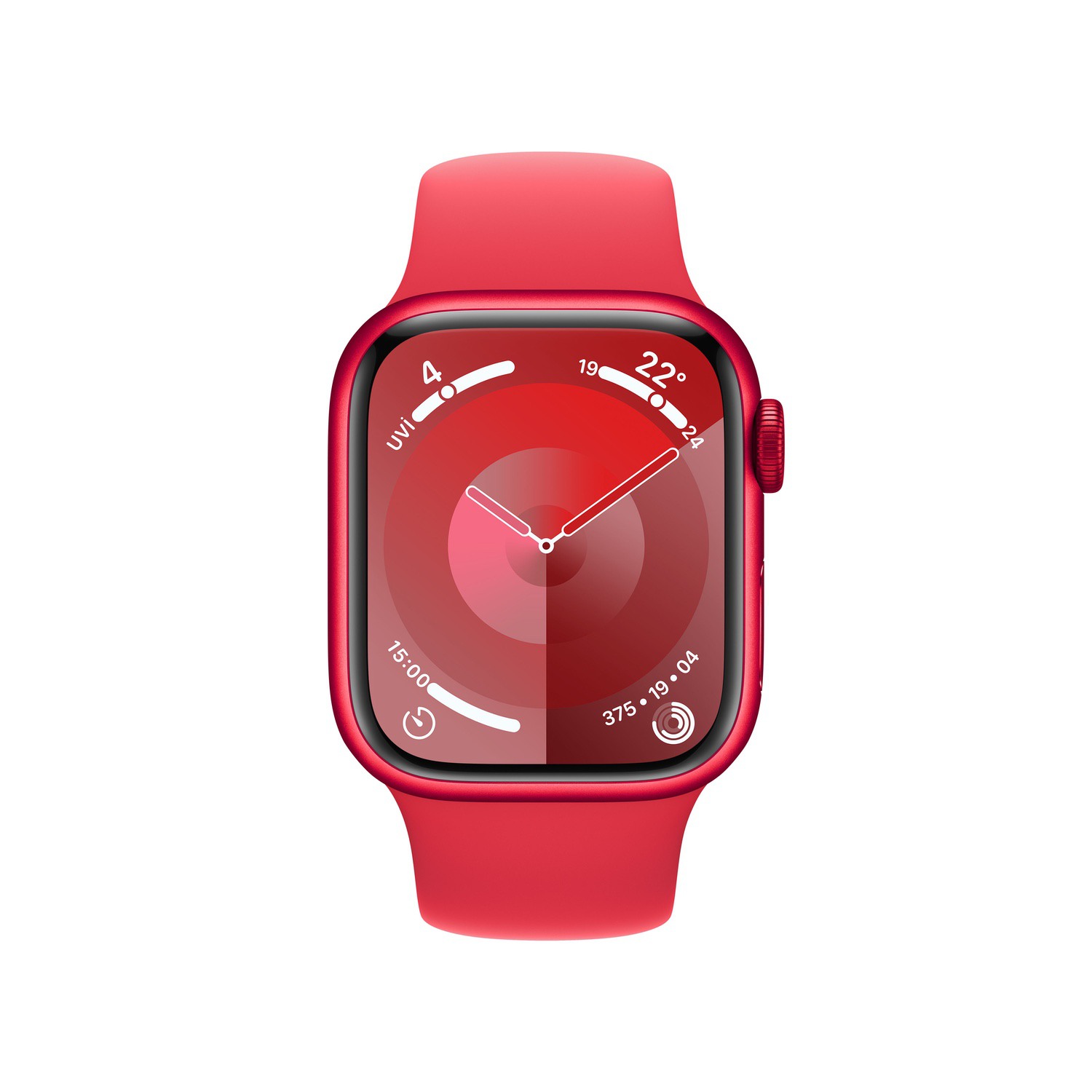 Apple Watch Series 9 GPS + Cellular 41mm (PRODUCT)RED Alüminyum Kasa ve (PRODUCT)RED Spor Kordon - M/L  MRY83TU/A