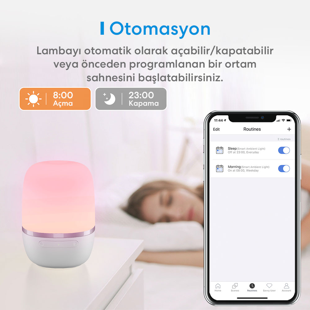 Meross Akıllı Ortam Lambası MS0000006625