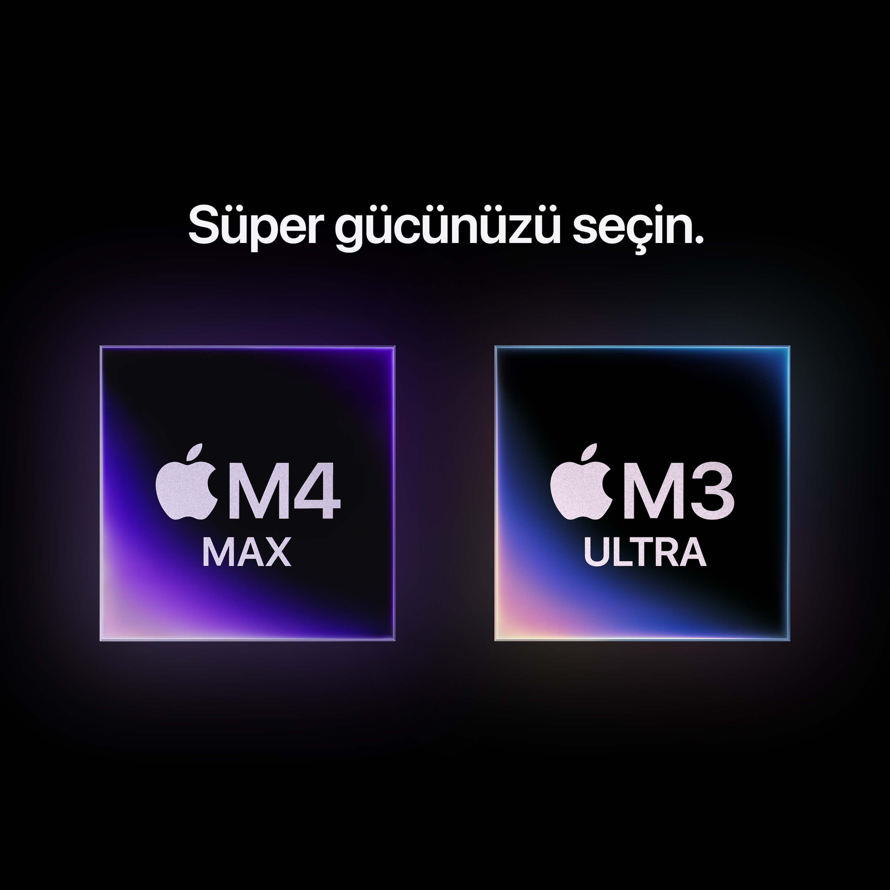 Mac Studio Apple M3 Ultra Çip 28 Çekirdekli CPU 60 Çekirdekli GPU 96GB Bellek 1TB SSD  MU973TU/A