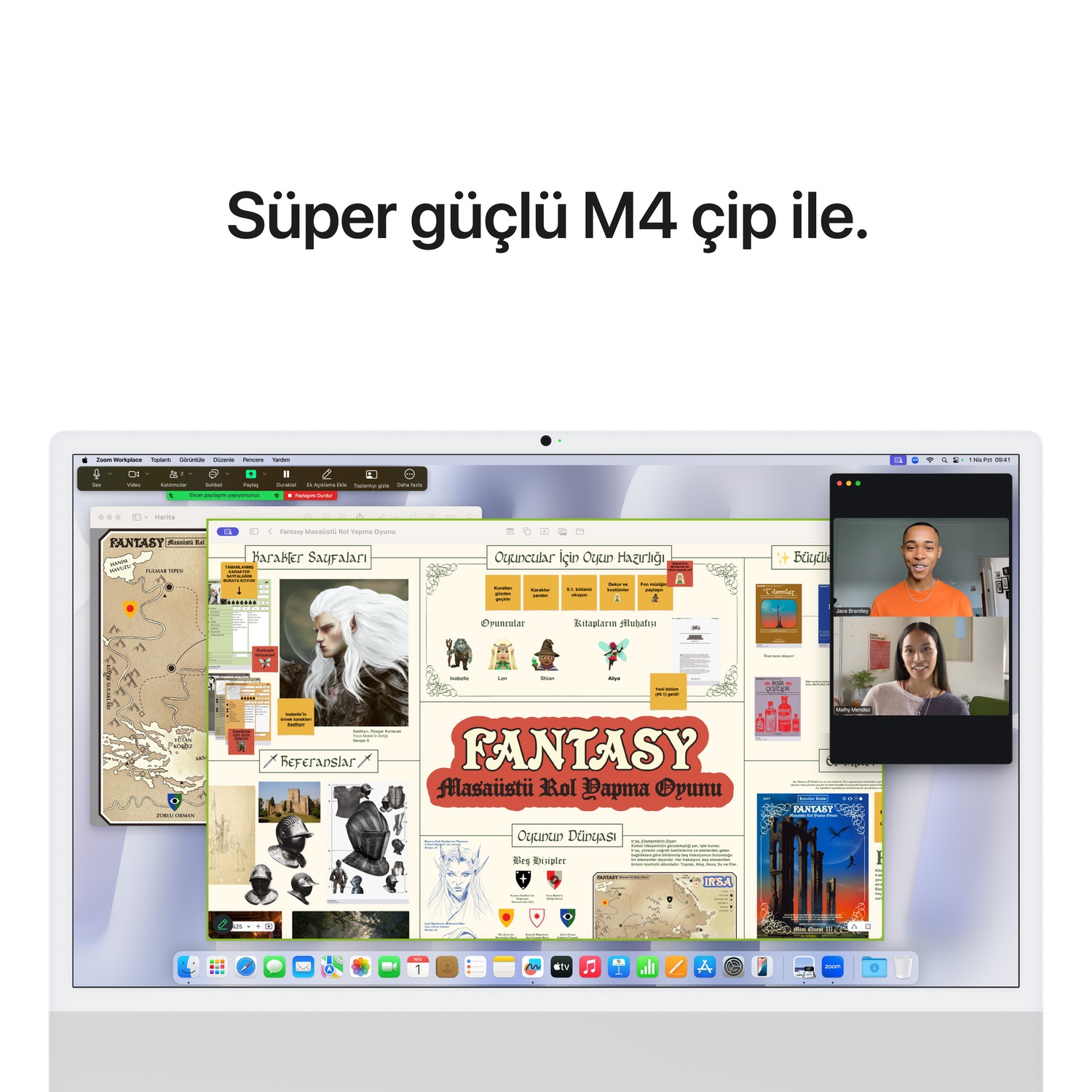 Apple iMac 24inc Retina 4.5K, M4 8-core CPU, 8-core GPU, 16GB Bellek, 256GB SSD, Gümüş  MWUC3TU/A