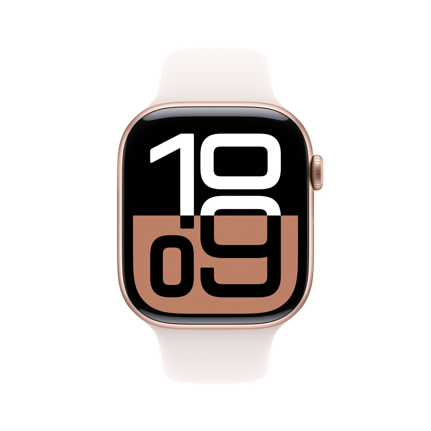 Apple Watch Series 10 GPS 46mm Roze Altın Rengi Alüminyum Kasa  Bulut Pembesi Spor Kordon - M/L  MWWU3TU/A