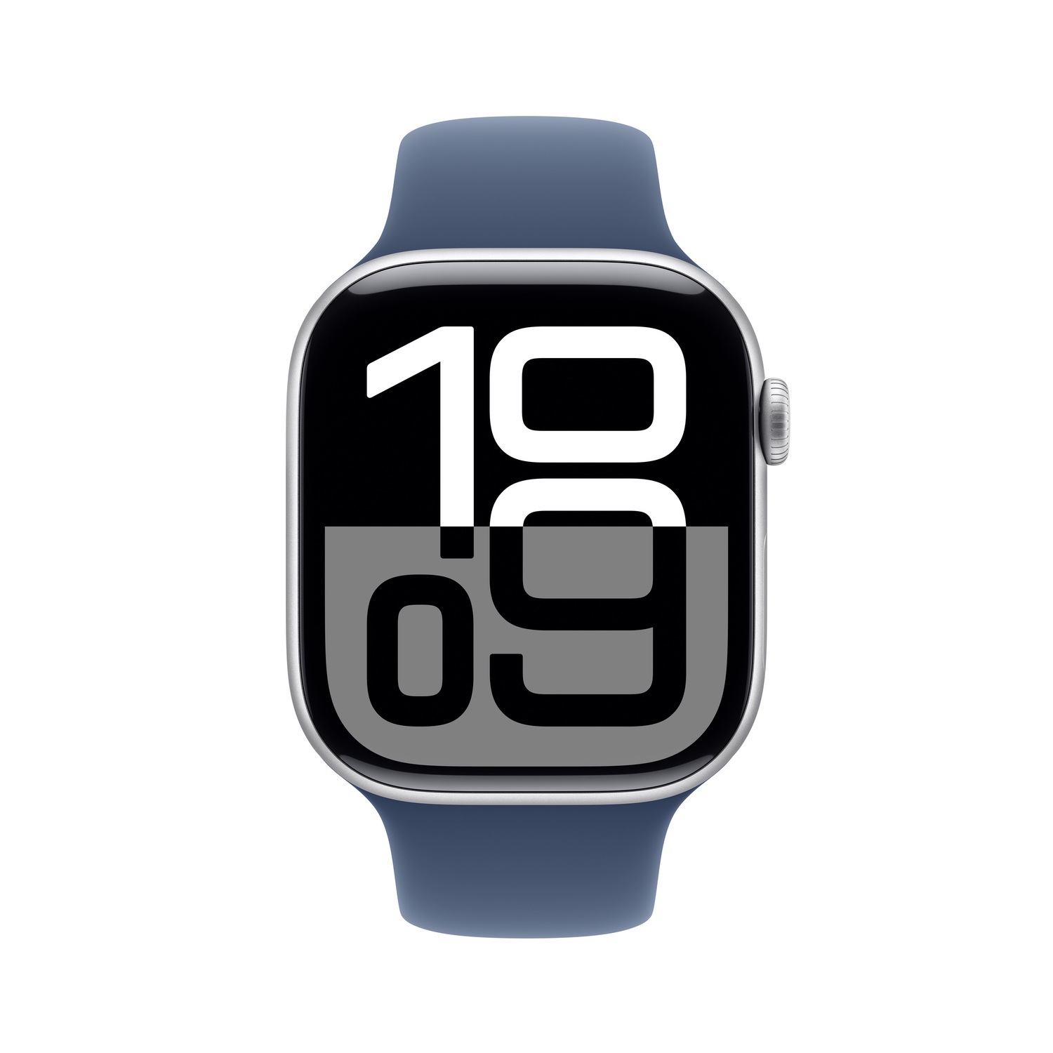 Apple Watch Series 10 GPS + Cellular 46mm Gümüş Rengi Alüminyum Kasa  Kot Rengi Spor Kordon - S/M  MWY03TU/A