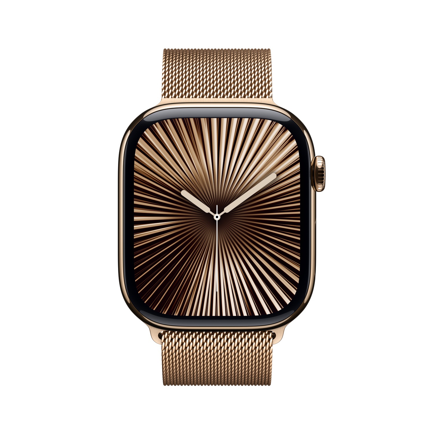 Apple Watch Series 10 GPS + Cellular 42mm Altın Rengi Titanyum Kasa  Altın Rengi Milano Loop  MX083TU/A