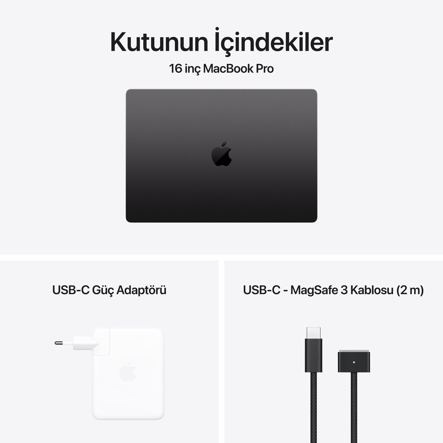 MacBook Pro 16 inç M4 Max Çip 14CPU 32GPU 36GB Bellek 1TB SSD Uzay Siyahı MX303TU/A