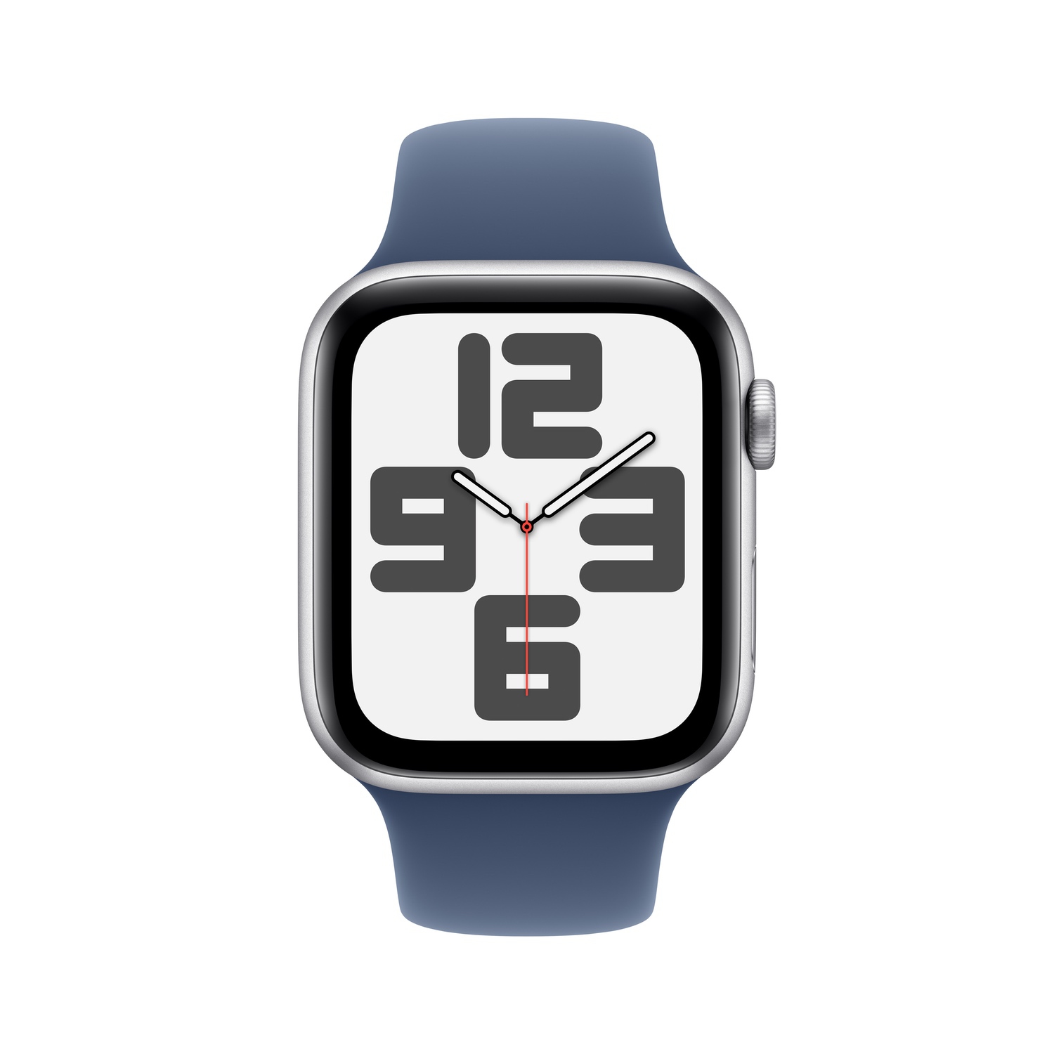 Apple Watch SE GPS 44mm Gümüş Rengi Alüminyum Kasa  Kot Rengi Spor Kordon - M/L  MXER3TU/A
