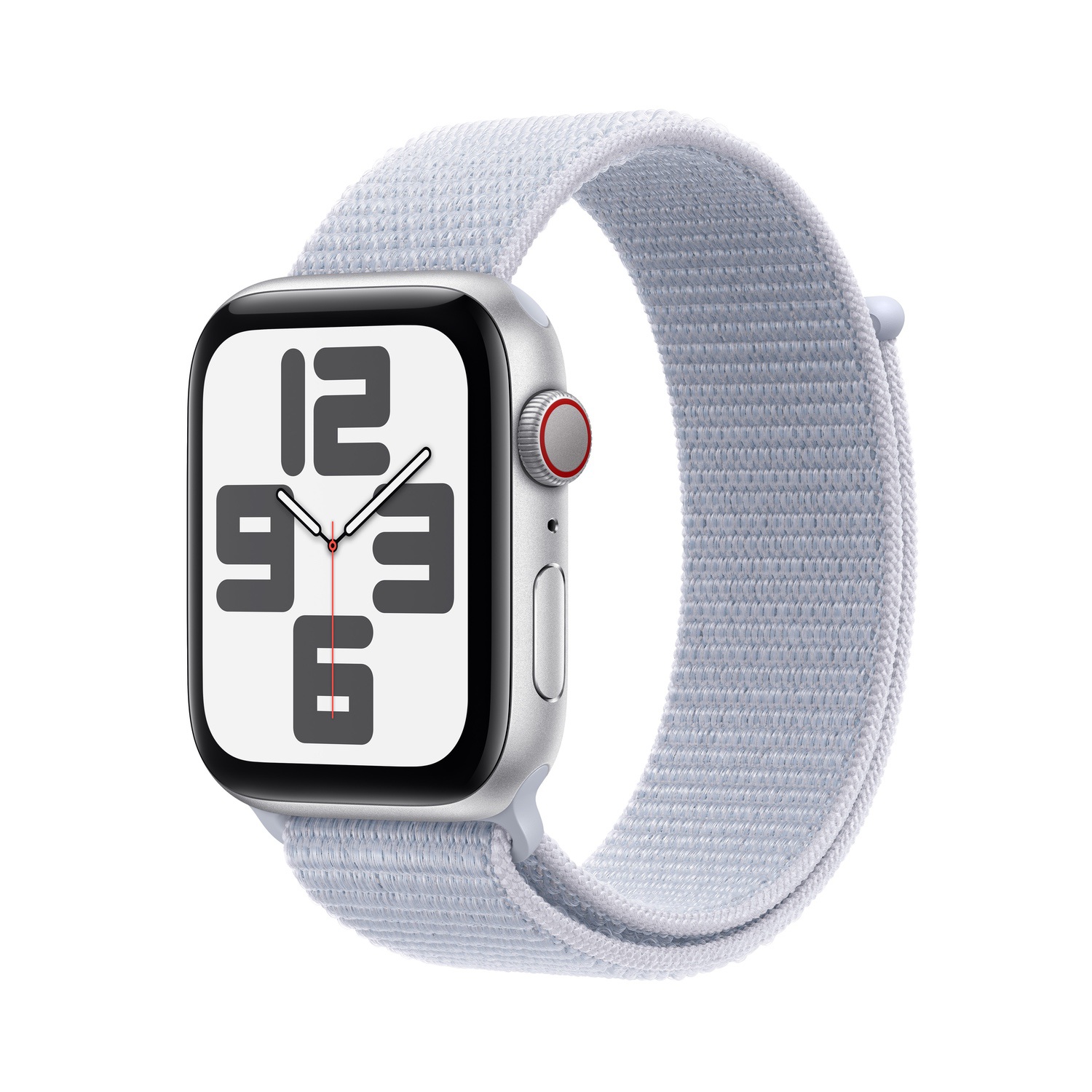 Apple Watch SE GPS + Cellular 40mm Gümüş Rengi Alüminyum Kasa  Bulut Mavisi Spor Loop  MXGE3TU/A