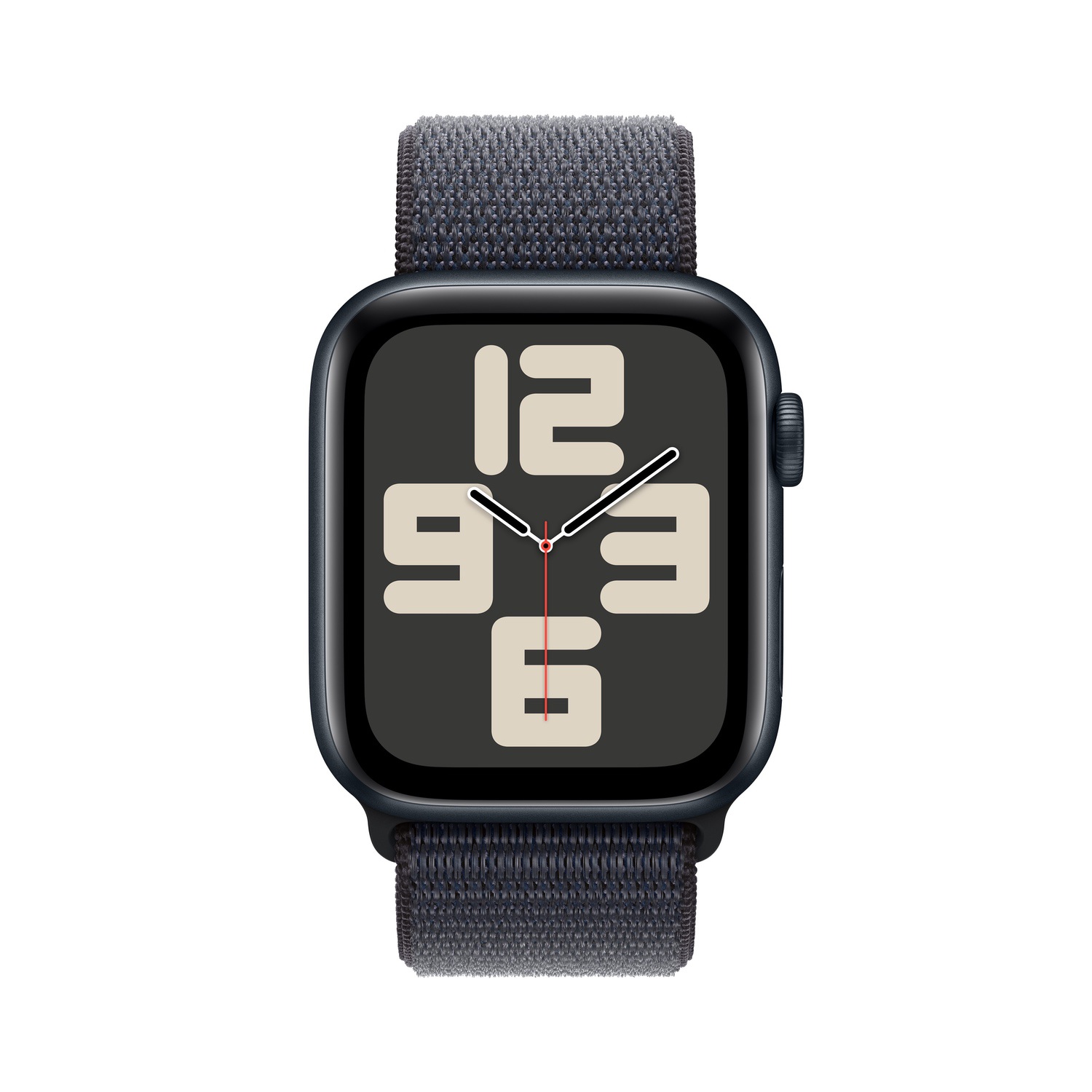 Apple Watch SE GPS + Cellular 44mm Gece Yarısı Alüminyum Kasa  Mürekkep Moru Spor Loop  MXGN3TU/A