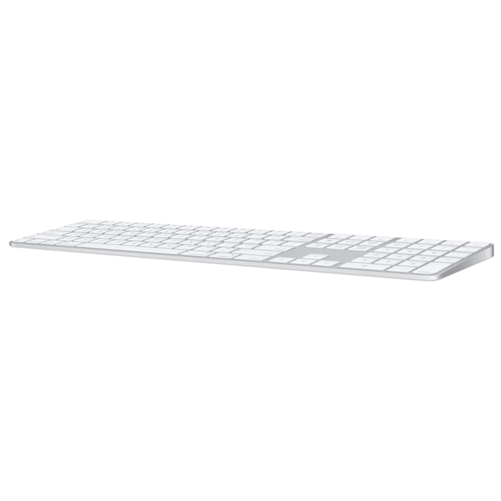 Apple çipli Mac modelleri için Touch ID özellikli ve Sayısal Tuş Takımlı Magic Keyboard (USB–C) - Türkçe Q Klavye - Beyaz Tuşlar MXK73TQ/A