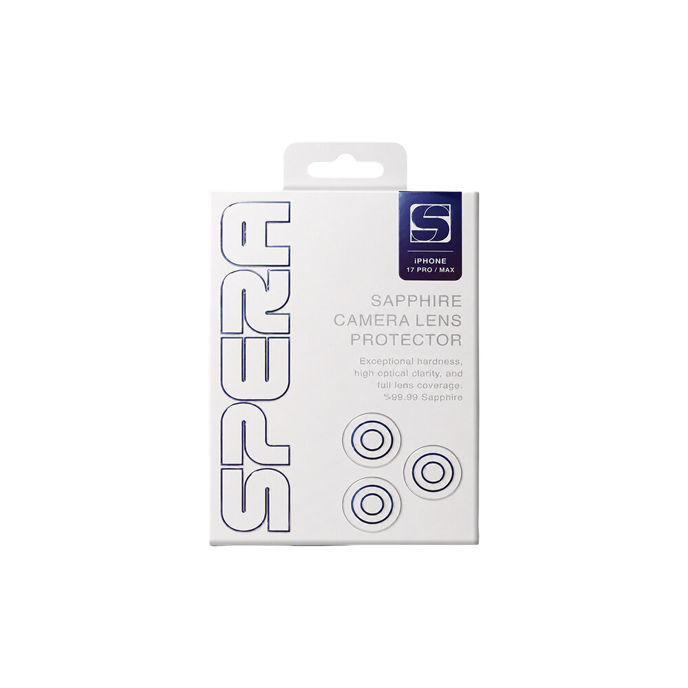Spera iPhone 17 Pro / 17 Pro Max Safir Kamera Lens Koruyucu - Şeffaf SP-LP001