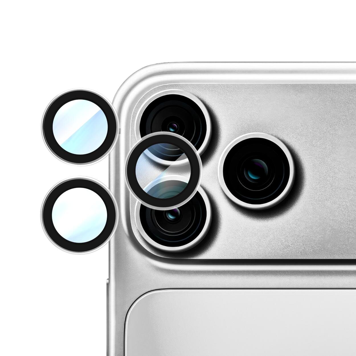 Spera iPhone 17 Pro / 17 Pro Max Safir Kamera Lens Koruyucu - Şeffaf SP-LP001