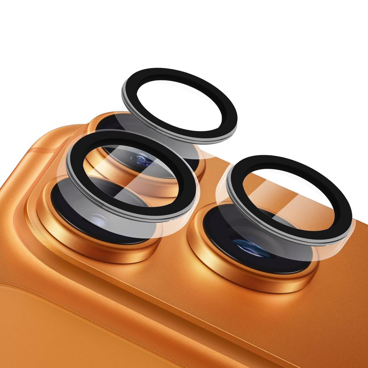 Spera iPhone 17 Pro / 17 Pro Max Asahi Kamera Lens Koruyucu - Şeffaf SP-LP002