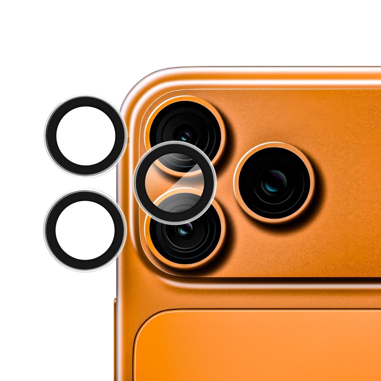 Spera iPhone 17 Pro / 17 Pro Max Asahi Kamera Lens Koruyucu - Şeffaf SP-LP002