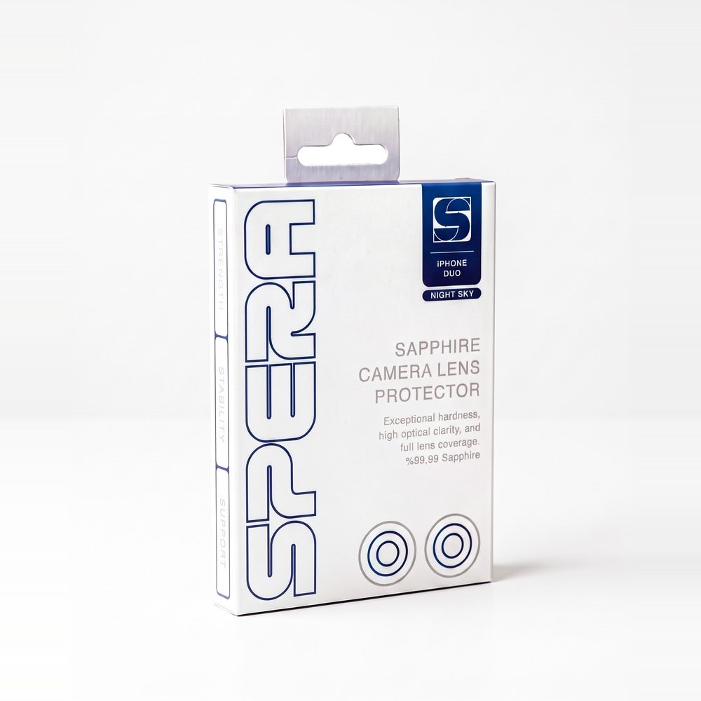 Spera iPhone Duo Safir Kamera Lens Koruyucu - Gece Mavisi SP-LP005