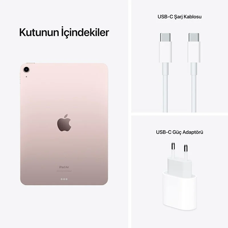 Apple iPad Air 10.9 inç Wi-Fi 64GB Pembe - TEŞHİR TEŞHİR-MM9D3TU/A