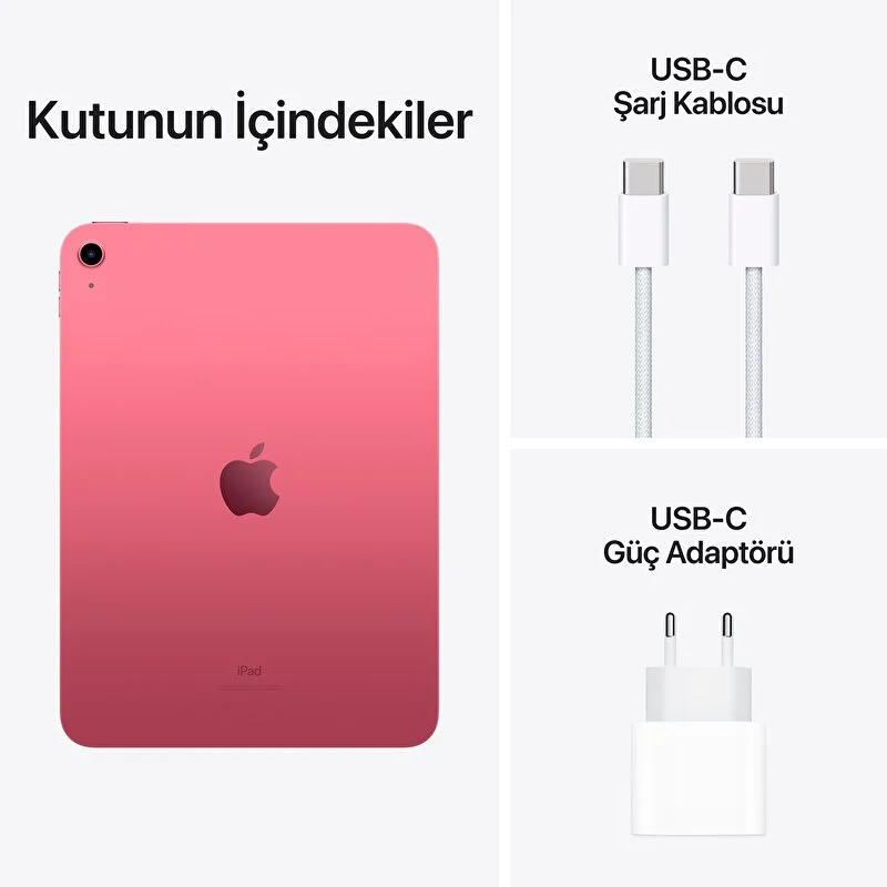 Apple 10.9 inç iPad Wi-Fi 64GB - Pembe - TEŞHİR TEŞHİR-MPQ33TU/A