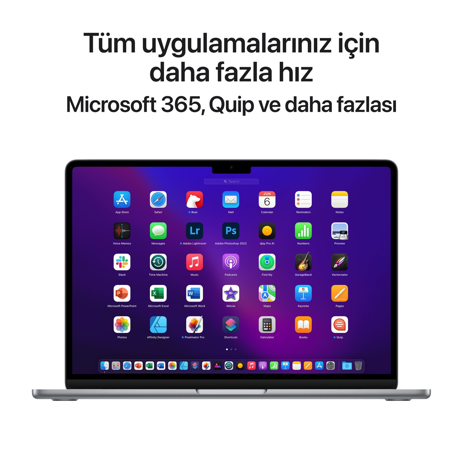 MacBook Air 13 inç  M2 8CPU 8GPU 16GB / 256GB Uzay Grisi Z15S00120