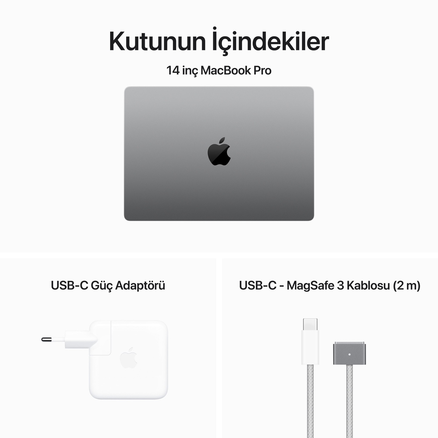 MacBook Pro 16 inç M2 Max 12C CPU 30C GPU 64 GB RAM 2 TB SSD Uzay Grisi  Z175000VA