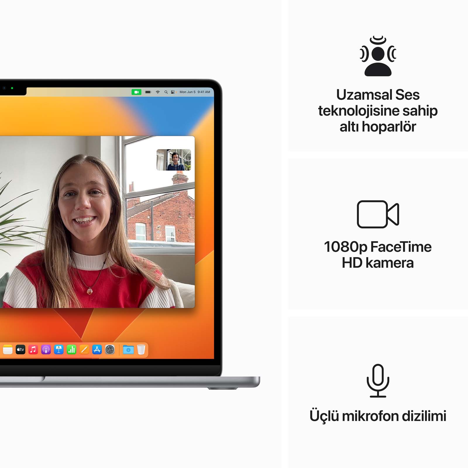 Apple MacBook Air 15 inç M2 Çip 8 Çekirdekli CPU 10 Çekirdekli GPU 8 GB Bellek 1 TB SSD Uzay Grisi Z18N000VS