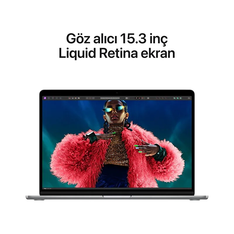 MacBook Air 15 inç M3 Çip 8 Çekirdekli CPU 10 Çekirdekli GPU 24GB Bellek 512GB SSD Uzay Grisi  Z1GD000EJ