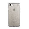 Speck Presidio Glitter iPhone 7 / 8 Kılıfı (Şeffaf/Altın)