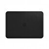 Apple 12 inç MacBook için Deri Zarf (Leather Sleeve) Kılıf  - Siyah