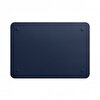 Apple 15 inç MacBook Pro için Deri Zarf Leather Sleeve Kılıf  - Gece Mavisi