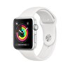 Apple Watch Series 3 GPS 38 mm Gümüş Rengi Alüminyum Kasa ve Beyaz Spor Kordon MTEY2TU/A MTEY2TU/A