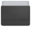 Apple 16 inç MacBook Pro için Deri Zarf (Leather Sleeve) Kılıf  - Siyah