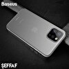 Baseus Wing Case iPhone 11 Ultra İnce Kılıf Mat Şeffaf