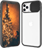 Piili iPhone 11 Pro Max Cam Slide Kılıf - Siyah