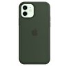 iPhone 12 | 12 Pro için MagSafe özellikli Silikon Kılıf - Kıbrıs Yeşili