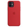 iPhone 12 | 12 Pro için MagSafe özellikli Silikon Kılıf - Kırmızı (PRODUCT)RED