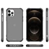 Buff Blogy iPhone 12 Pro Max Crystal Fit Kılıf Şeffaf Gri 6959633504604