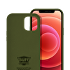 Buff iPhone 12 / 12 Pro Rubber Fit Kılıf - Yeşil 6959633411582