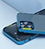 Baseus Shining iPhone 12 Mini Kılıf - Mavi