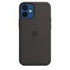 iPhone 12 mini için MagSafe özellikli Silikon Kılıf - Siyah