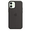 iPhone 12 mini için MagSafe özellikli Silikon Kılıf - Siyah